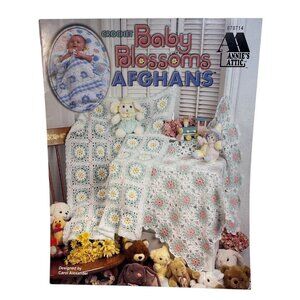 Crochet Baby Blossoms Afghans Pattern Book By Annies Attic Carol Alexander 1998
